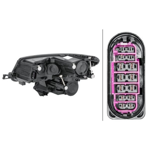 Hella Headlight Headlamp W5W Right 1EF 012 669-101