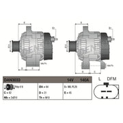 Denso Car Alternator 12V DAN3033