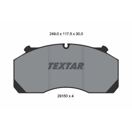 Textar Front Brake Pad Set 2915001