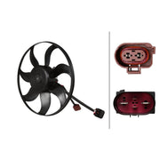 Hella Engine Cooling Fan Left 8EW 366 420-471