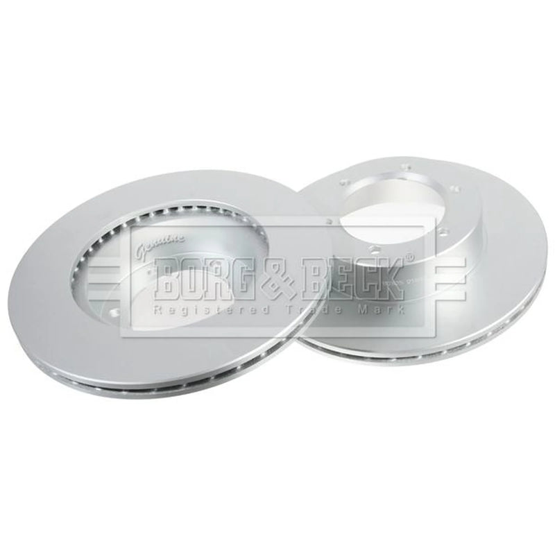 Borg & Beck 2 x Vented Front Brake Discs BBD5197-x2
