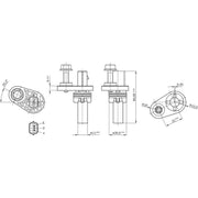 Bosch Crankshaft Position Sensor 0 261 210 303