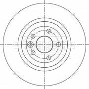Borg & Beck 2 x Rear Brake Discs BBD5513