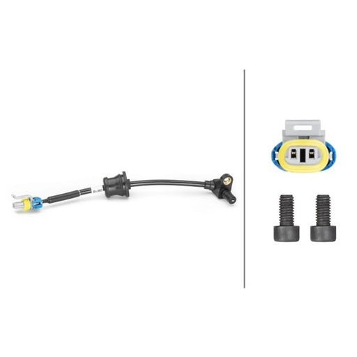 Hella ABS Wheel Speed Sensor Rear 6PU 230 040-321