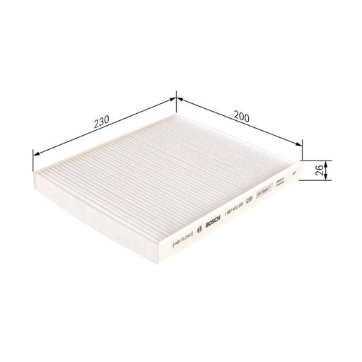 Bosch Cabin Air Filter (Pollen Filter) 1 987 432 251