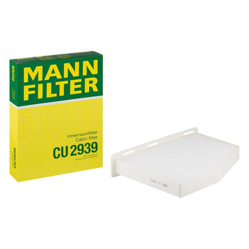 MANN-FILTER Cabin Air Filter (Pollen Filter) below the glove CU 2939