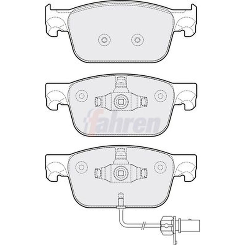 Fahren Front Brake Pad Set FBP3786