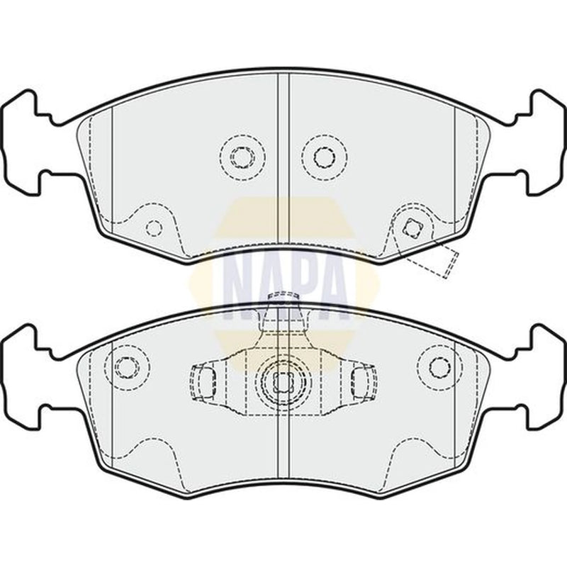 NAPA Front Brake Pad Set NBP1660