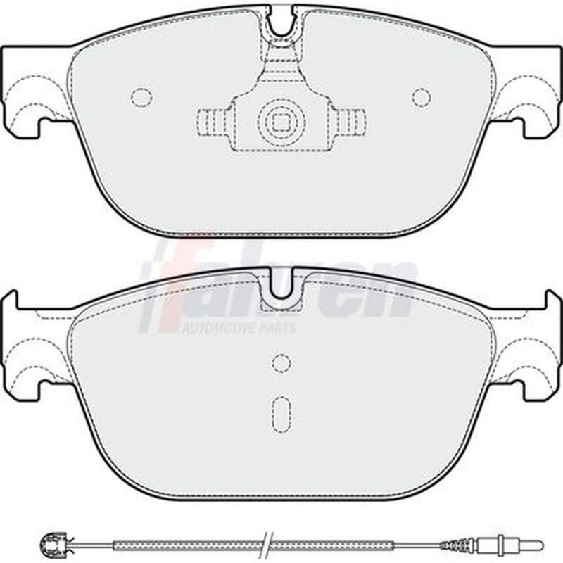 Fahren Front Brake Pad Set FBP3713