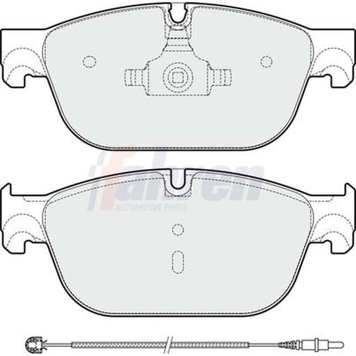 Fahren Front Brake Pad Set fits Citroën C5 III 2009-2014 3.0