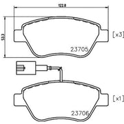 Mintex Lcv Van Kits internally vented 257mm MVK0011