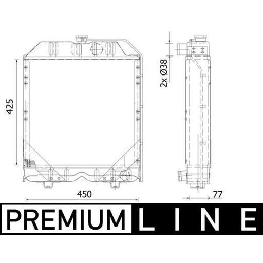 Mahle Engine Radiator CR 2294 000P