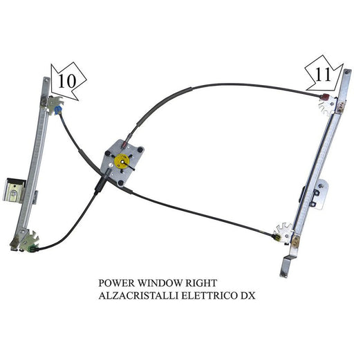 Valeo Electric Window Regulator Lifter Right Front 852553