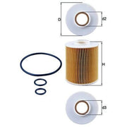 Mahle Engine Oil Filter OX 163/4D