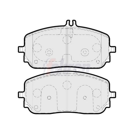 Fahren Front Brake Pad Set fits Mercedes-Benz A-Class 2018-2019