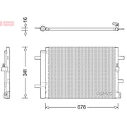 Denso Air Conditioning Condenser DCN02026