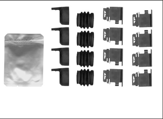 Textar Brake Pad Accessory Fitting Kit 82539300