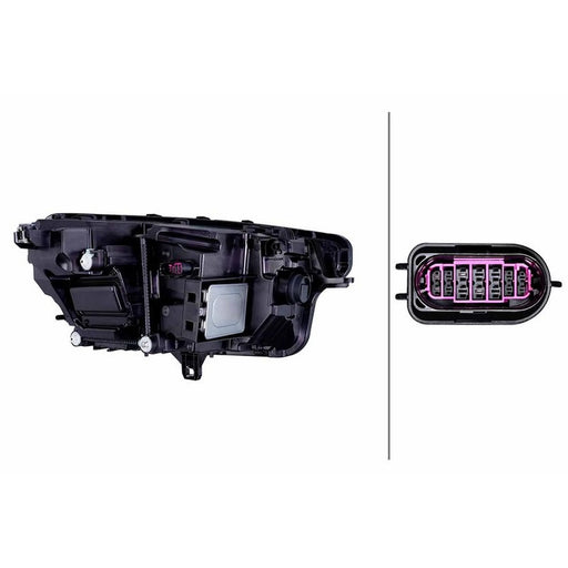 Hella Headlight Headlamp LED Left 1LX 016 219-531