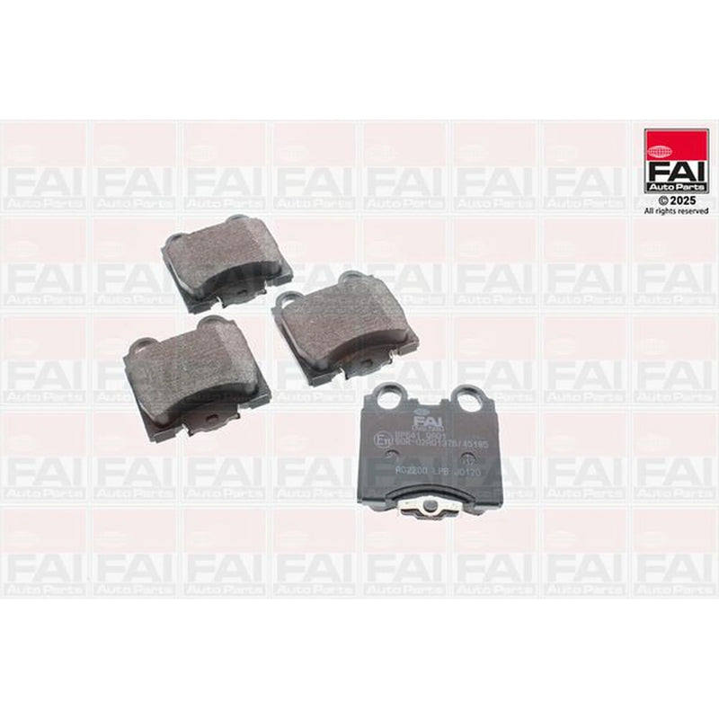 FAI Rear Brake Pad Set BP641