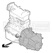 First Line Engine Mount Mounting FEM4464