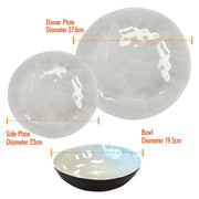 MDS1203 Liberty Capri 12 Piece Melamine Dinner Set LL1382 - Liberty Leisure UK - Van Life Living