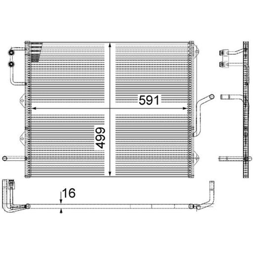Mahle Engine Radiator CR 1009 000P
