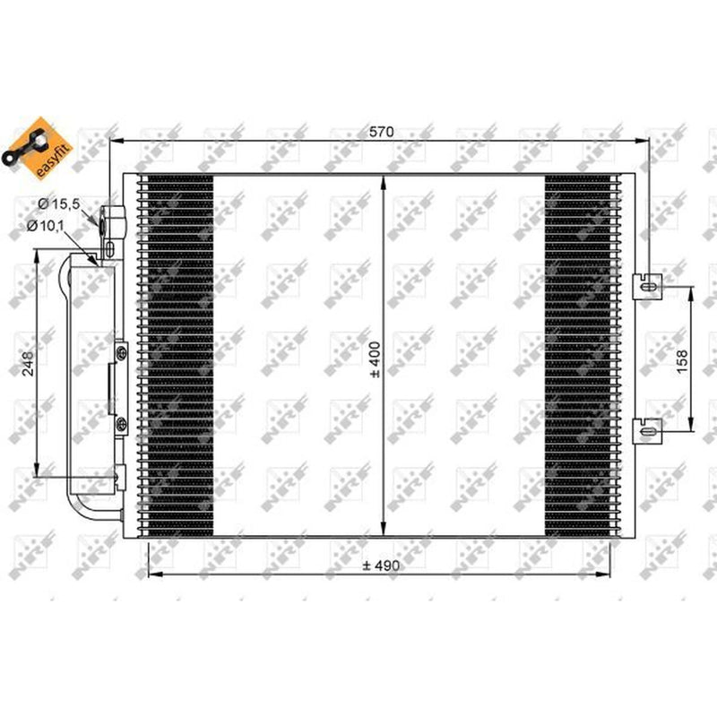 NRF Air Conditioning Condenser 35879