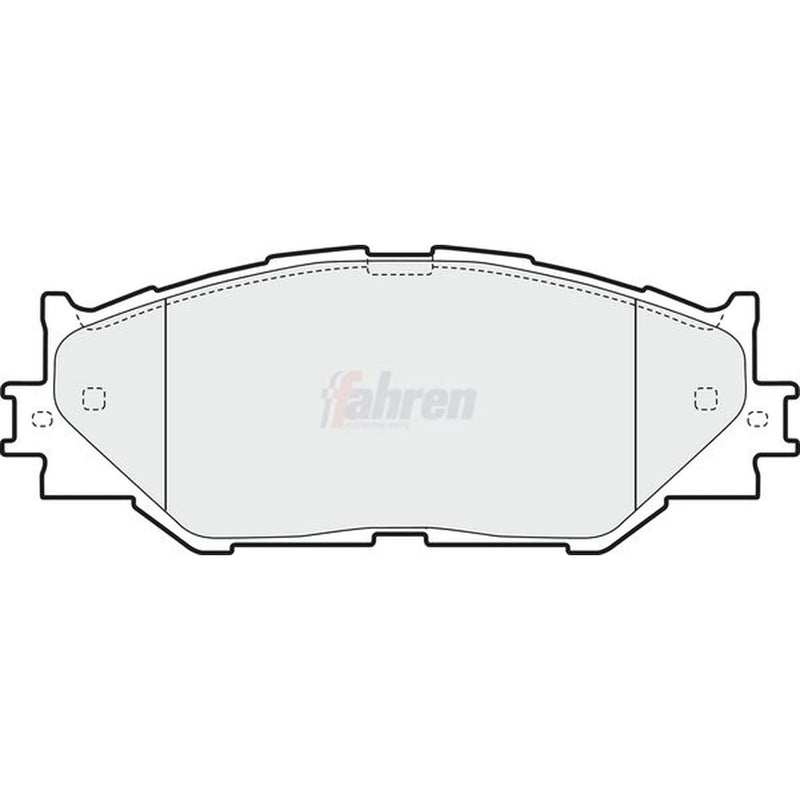 Fahren Front Brake Pad Set fits Lexus Is C 2009-2015