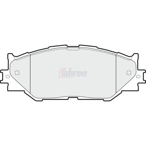 Fahren Front Brake Pad Set fits Lexus Is C 2009-2015