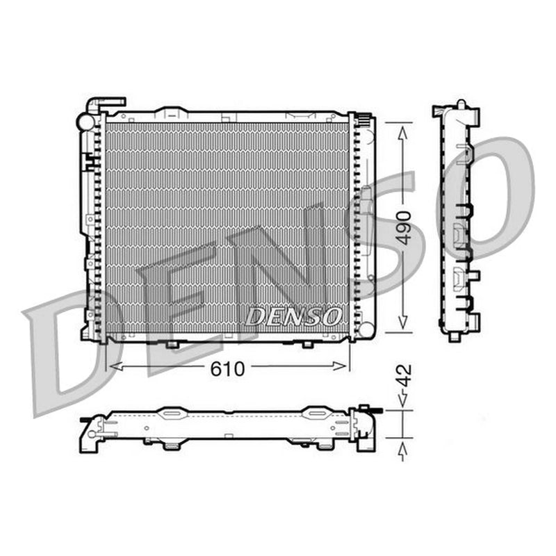 Denso Engine Radiator DRM17035