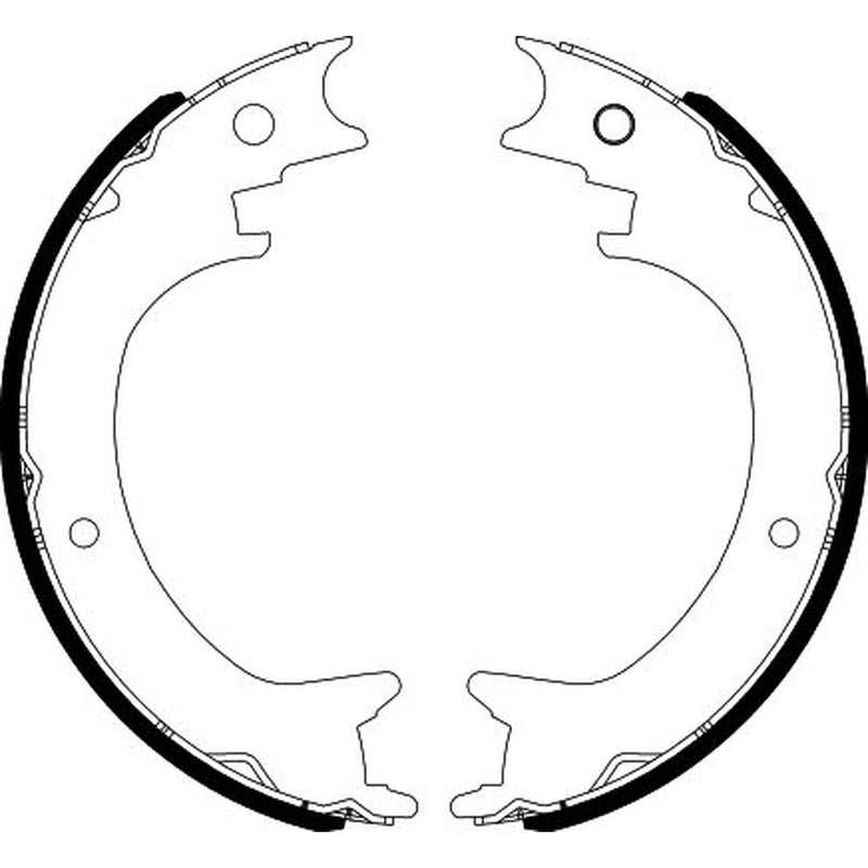 Textar Parking Brake Shoe Set 91083800