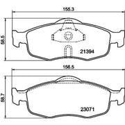 DON Front Brake Pad Set PCP1396