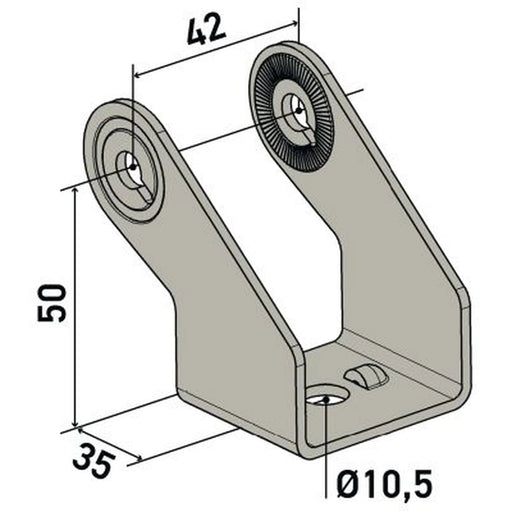 Hella Mounting Holder Bracket 9XD 990 298-031