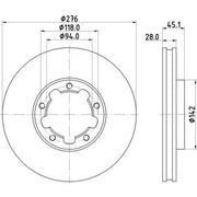 DON Front Brake Discs PCD20612-x2