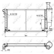 NRF Engine Radiator 50423