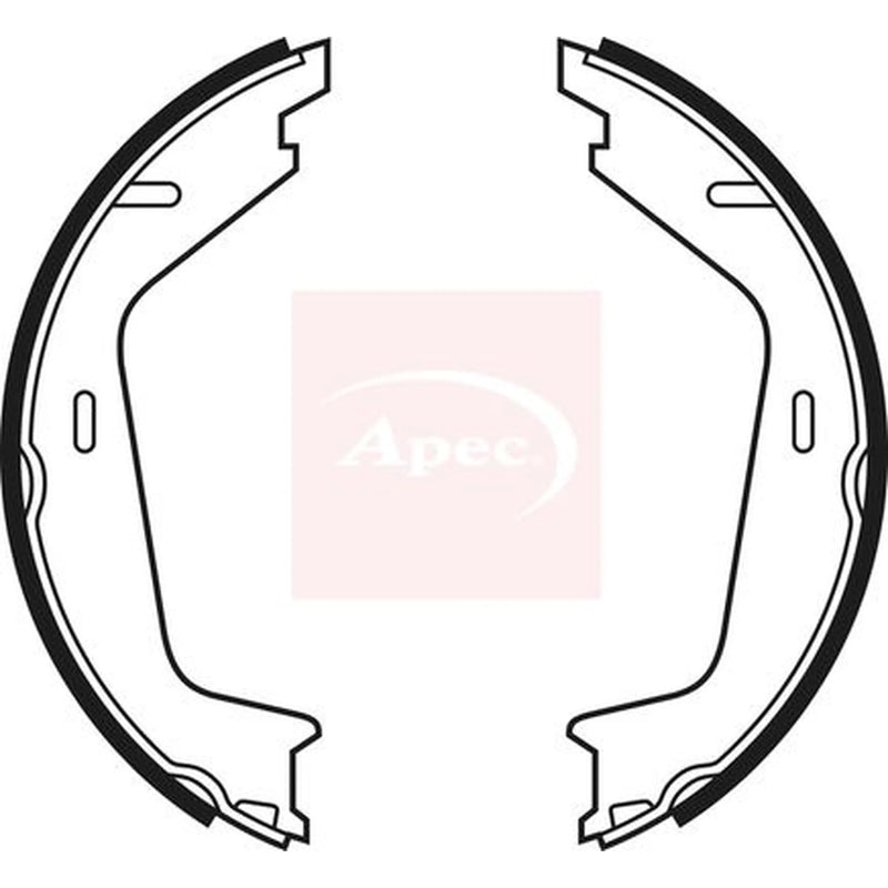 Apec Parking Brake Shoe Set SHU555
