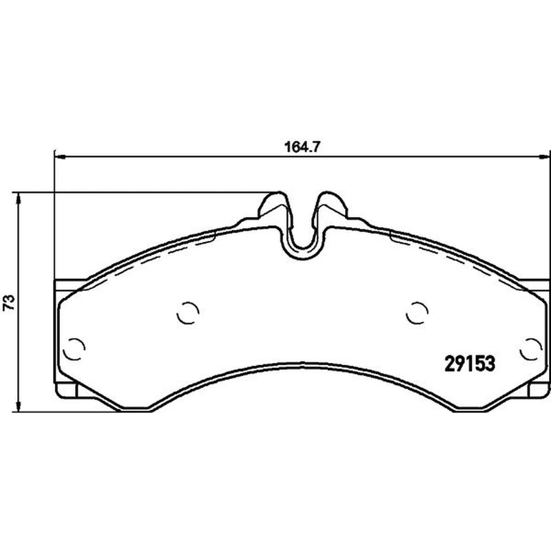 Mintex Front Brake Pad Set MDB2795