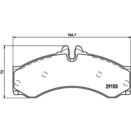 DON Front Brake Pad Set PCP1712