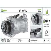 Valeo Air Conditioning Compressor 813140