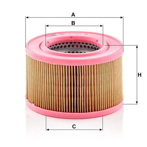 MANN-FILTER Engine Air Filter C 1540