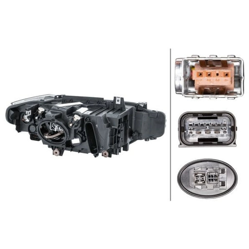 Hella Headlight Headlamp D1S (gas discharge tube) Left 1EL 354 983-111