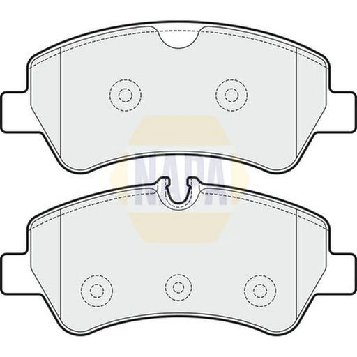 NAPA Rear Brake Pad Set NBP1182
