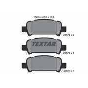 Textar Rear Brake Pad Set 2357202