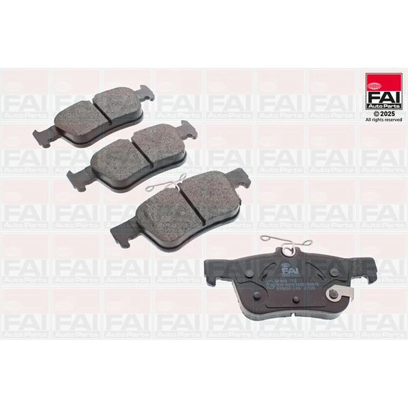 FAI Rear Brake Pad Set BP404