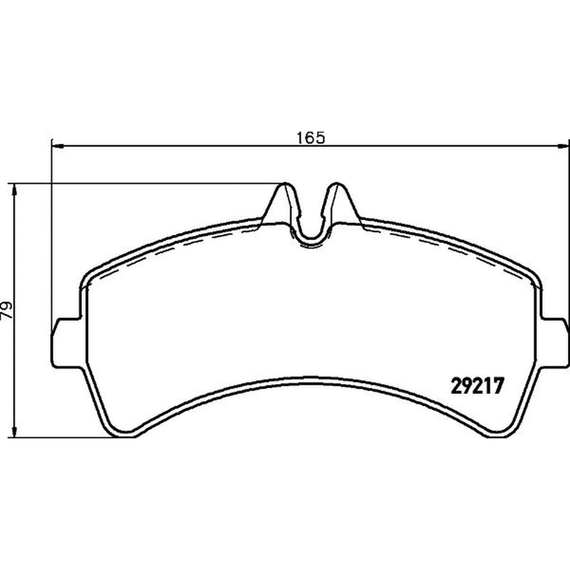 DON Rear Brake Pad Set PCP1713