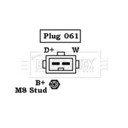 Borg & Beck Car Alternator 12V BBA2157