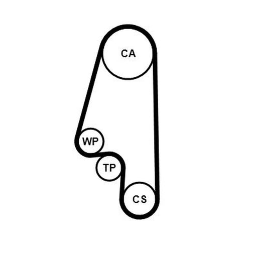 Continental CTAM Timing Belt Kit with Rollers CT846K2