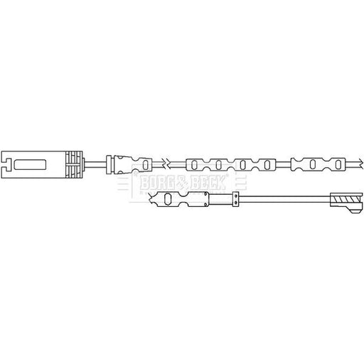 Borg & Beck Brake Pad Wear Sensor Rear BWL3057