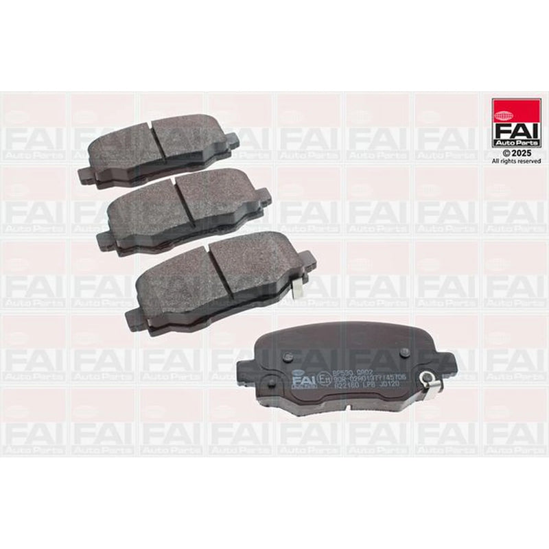 FAI Rear Brake Pad Set BP530