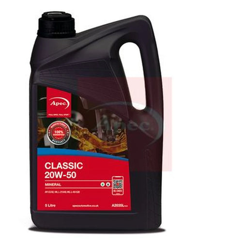 APEC Engine Oil 5L SE 20W-50 A2035L